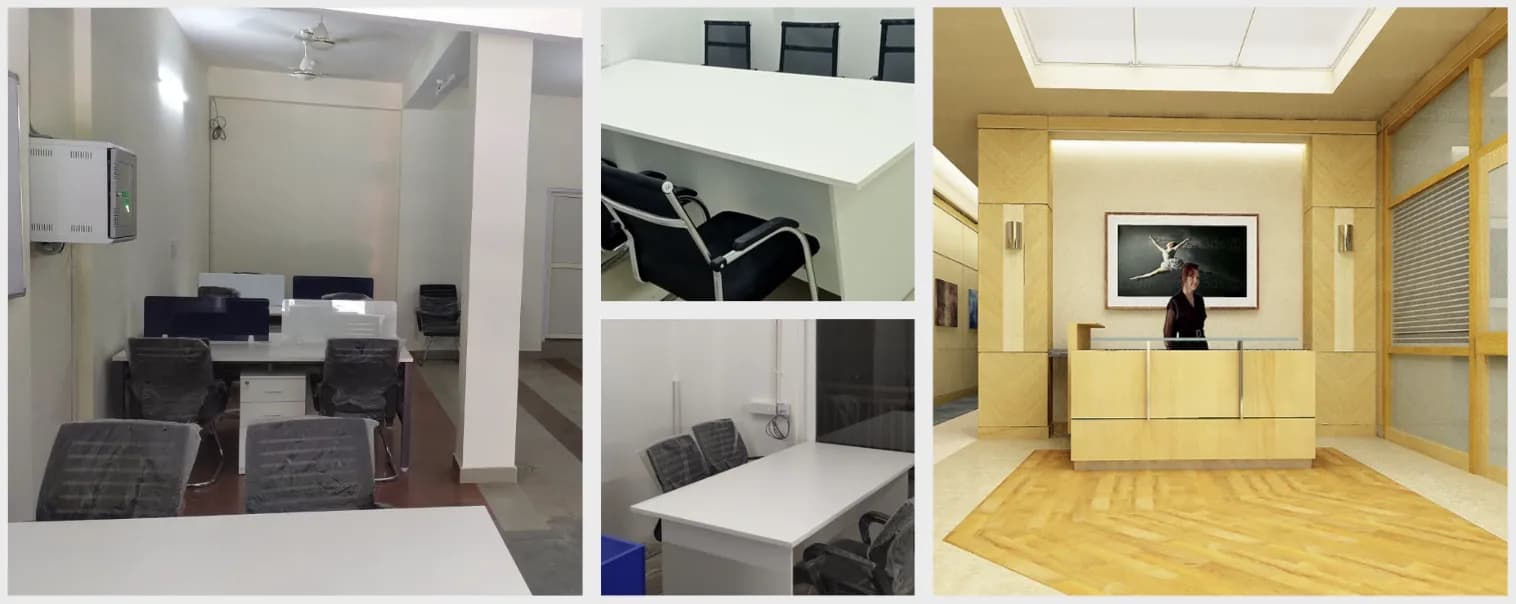 Premium office lobby