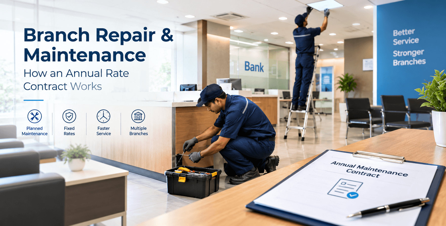 Branch Repair & Maintenance: How an Annual Rate Contract Works